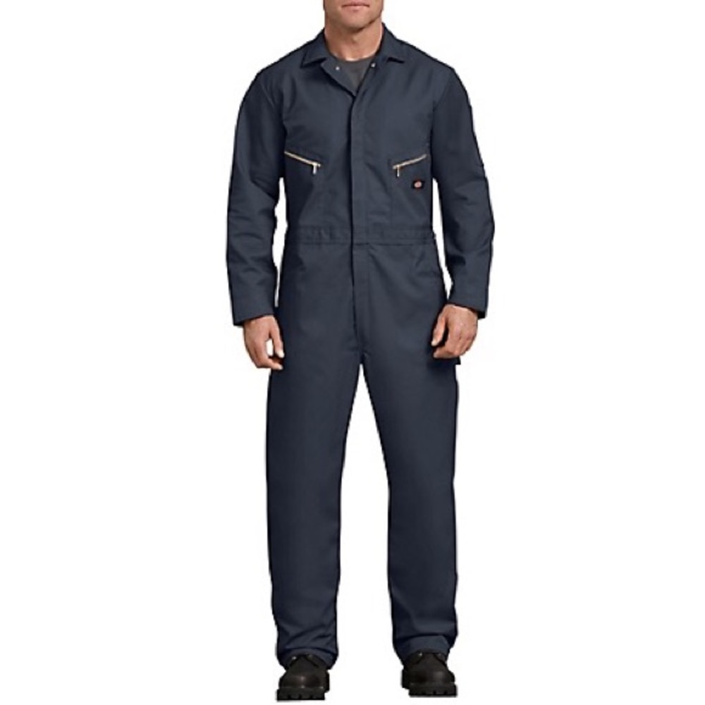 Dickies Men's Deluxe Blended Coveralls, Dark Navy